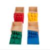 Montessori Wooden Knobless Color Cylinder Blocks, Baby Games Stacked Arrangement Block, Stacking Toys for Toddler 1-3 Activities, Educational Toys (Set of 4) view 3