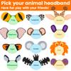 12 Pcs Animal Ears Wildlife Headbands Wild One Birthday Animal Hair Hoops Safari Photo Booth Props Jungle Party Hats for Adults Safari Party Favors for Kids Halloween Cosplay Party Accessories view 2