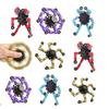 Gifts for Kids 8 Packs Transformable Fingertip Chain Robot Toy DIY Deformation Robot Deformed Mechanical Toy for Kids Adults view 1