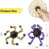 Gifts for Kids 8 Packs Transformable Fingertip Chain Robot Toy DIY Deformation Robot Deformed Mechanical Toy for Kids Adults view 2