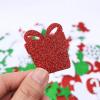32PCS Christams Foam Stickers, Self Adhesive Christmas Glitter Stickers Xmas Theme Stickers for Christmas Gift Box Bag DIY Arts Craft Supplies Greeting Cards Home Party Decoration view 2
