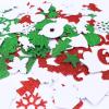 32PCS Christams Foam Stickers, Self Adhesive Christmas Glitter Stickers Xmas Theme Stickers for Christmas Gift Box Bag DIY Arts Craft Supplies Greeting Cards Home Party Decoration view 3