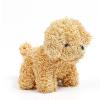 Anboor Small Stuffed Animals4.8 Inch Cute Puppy Dog Plush Stuffed Animal with Keychain for Party Favors (Light Brown) view 2