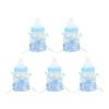 24pcs Mini Candy Baby Bottle Favors, Feeding Bottle Candy Box Fillable Candy Bottle for Newborn Baby Birthday Party Decoration(Blue) view 4
