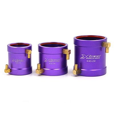 Replacement Part For 20mm 24mm 28mm 36mm 40mm 53mm CNC Water Cooling Jacket 20-25/24-25/28-40/36-40/36-50/40-50/40-68/53-50/53-57 For RC Boat - (Color: 36-50mm)