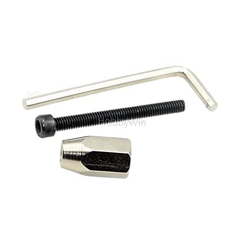 Replacement Part For 6.3mm Hex Nut & 4x25mm Screw Fit 2.25in 57mm Aluminum Spinner For Nitro Engine RC Model Airplane