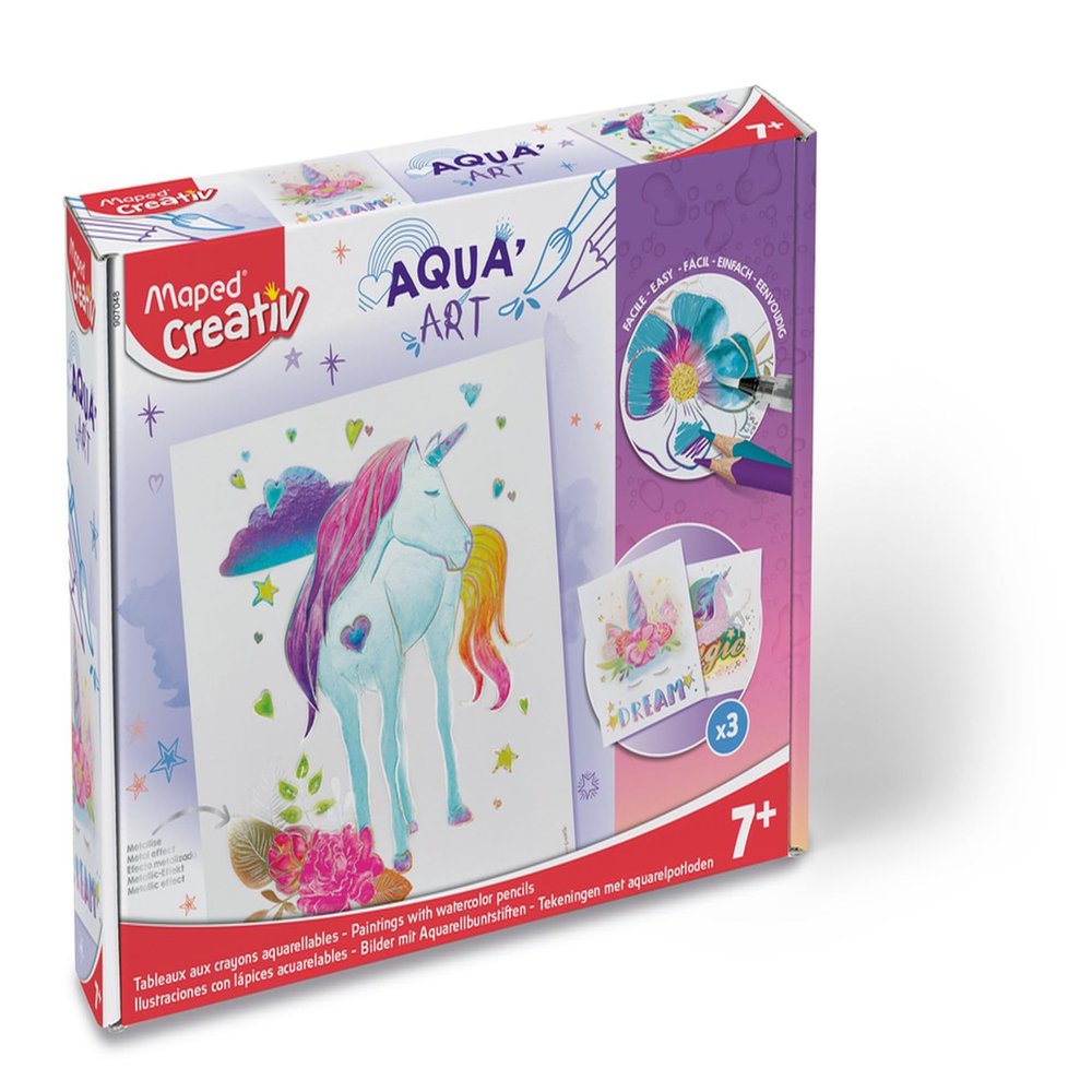 Maped Creativ Activity Kit - 1 Set - Multicolor 14 Pack - Ages 7+ - Mess-Free Creativity - Easy Color Blending - Metalized Foil Accents - Child-Friendly Design