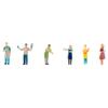 FALLER 151641 HO Scale Market Sellers - pkg(6) view 1