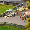 FALLER 151641 HO Scale Market Sellers - pkg(6) view 2