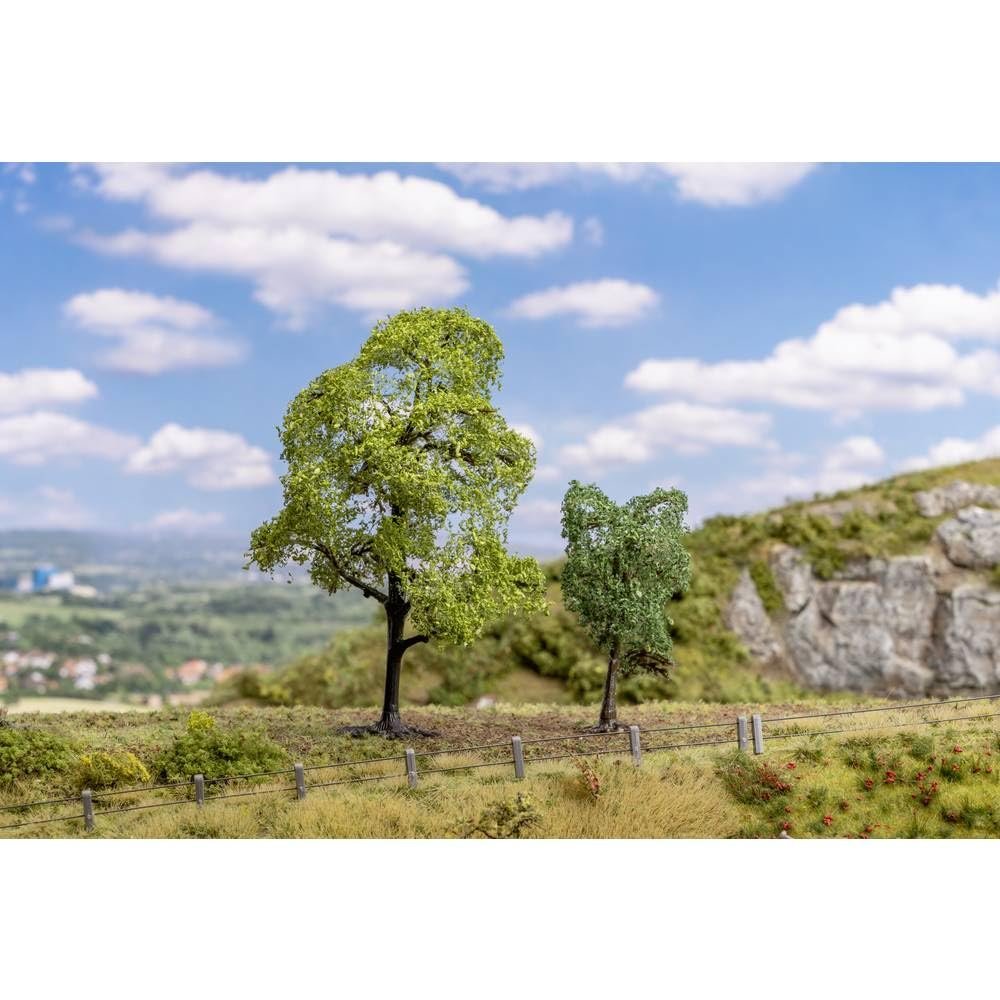FALLER 181800 HO Scale Hornbeam and Sycamore Maple Trees - 1 of Each
