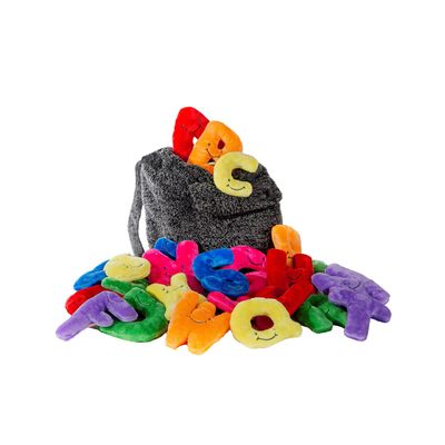 Alphapals Educational Plush Alphabet Toys - 26 Piece Rainbow Colors Set, 4" Stuffed Letters - Perfect Learning Language Awareness & ABCs Recognition Gifts for Kids, 3, 4, & 5 Year Olds