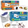 ThinkPsych Language Cards - 300 Picture Cards - Animals Clothes Food Toys - Speech Therapy Materials & Autism Learning Materials view 1