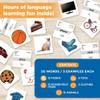 ThinkPsych Language Cards - 300 Picture Cards - Animals Clothes Food Toys - Speech Therapy Materials & Autism Learning Materials view 4