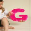 Alphapals Educational Plush Letter G - Pretty Pink Large 11" Stuffed Alphabet - Machine Washable Toys - Perfect Learning Language Awareness and ABCs Recognition Gifts for Kids, 3, 4, & 5 Year Olds view 4