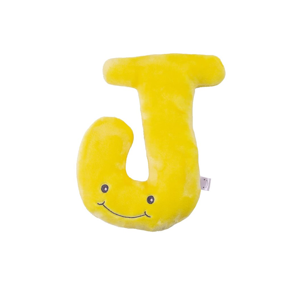 Alphapals Educational Plush Letter J - Lemon Yellow Large 11" Stuffed Alphabet - Machine Washable Toys - Perfect Learning Language Awareness and ABCs Recognition Gifts for Kids, 3, 4, & 5 Year Olds