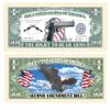 Pack of 100 - Second 2nd Amendment Gun Million Dollar Bill - Best Gift for NRA Supporters view 1