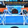 Heavy Duty Dual Hoop Basketball Shootout Indoor Home Arcade Room Game with Double Basket Ball Shot Scoreboard and Play Timer Fold-up for Kids and Adults Player with Pre-Assembled Frame view 4