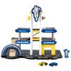 Theo Klein Michelin Car Service Mechanic Station Kids Wooden Toy Playset with 1 Play Car, Screwdriver, and Tires for Ages 3 and Up view 2