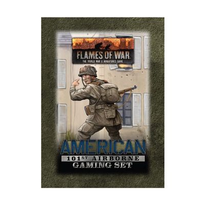 WWII Flames of War: American 101st Airborne Gaming Set