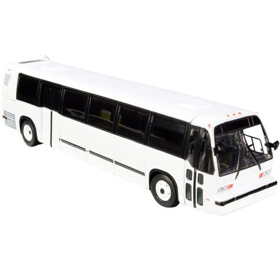 1999 TMC RTS Transit Bus Blank White The Vintage Bus & Motorcoach Collection 1/87 (HO) Diecast Model by Iconic Replicas 87-0320