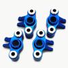 for 1/16 Mini E REVO Summit Slash Rally 7034-4PCS Set Aluminum Front + Rear Knuckle Arm Blue view 1