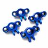 for 1/16 Mini E REVO Summit Slash Rally 7034-4PCS Set Aluminum Front + Rear Knuckle Arm Blue view 2