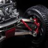 for 1/16 Mini E REVO Summit Slash Rally 7034-4PCS Set Aluminum Front + Rear Knuckle Arm Red view 2