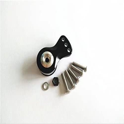 Stock Plastic 25T Output Gear Ajustable Hi-Torque Servo Arm Black for Aluminum Servo Saver 18mm