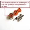 Stock Plastic 25T Output Gear Ajustable Hi-Torque Servo Arm Black for Aluminum Servo Saver 18mm view 4