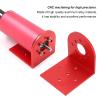 RC Motor Base, Aluminum Alloy L Shape Brushless Motor Mount Suitable for Motors with 25mm or 30mm Hole Distance (red) view 3