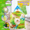 PigPigPen 3pc Dinosaur Play Tent for Kids, Baby Ball Pit, Crawl Tunnel, Castle Tents for Toddlers, Children Indoor & Outdoor Playhouse Toys, Perfect Kids Gifts view 4