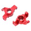 RC Car Front Steering Shell, 2Pcs Aluminum Spare Parts, RC Steering Component, Red for 1/16 Scale Hobbyists, Racing Enthusiasts view 1