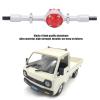 RC Rear Axle, High Strength Metal Upgrade, Durable RC Truck Axle Replacement for Off-Road Enthusiasts, Hobbyists and Racing Scenarios (Silver Red) view 4
