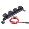 LAFEINA RC Car Roof Lamp LED Light Bar for 1/10 1/8 RC Crawler Rally Monster Truck Trx4 SCX10 D90 (5 LED) view 3