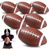 Chivao 6 Pieces Mini Football Inflatable Playground Balls for Kids Junior Outdoor Indoor Family Games Football Lovers Gifts Birthday Favors(8.5 Inch) view 1