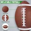 Chivao 6 Pieces Mini Football Inflatable Playground Balls for Kids Junior Outdoor Indoor Family Games Football Lovers Gifts Birthday Favors(8.5 Inch) view 2