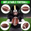Chivao 6 Pieces Mini Football Inflatable Playground Balls for Kids Junior Outdoor Indoor Family Games Football Lovers Gifts Birthday Favors(8.5 Inch) view 3