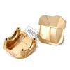 INJORA Brass Diff Cover 2Pcs AR44 Diff Axle Cover Front Rear Housing Cover Fit for 1/10 RC Crawler Car Axial SCX10 II 90046 90047 view 4