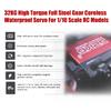 AGFRC A50BHL 19KG Low Profile Servo and A73CHLW V2 32KG Waterproof Coreless RC Servo view 3