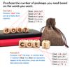 Ktdzone Wooden English Letter Dice Set - 5 Pcs/Pack Wood 6-Sided Dices Engraved 26 Letters with Linen Bag for Teaching Spelling Display view 4