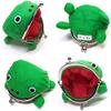Bestmaple Frog Wallet Anime Cartoon Coin Purse Manga Flannel Wallet Cute Funny Plush Toy (Anime Frog) view 2