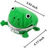 Bestmaple Frog Wallet Anime Cartoon Coin Purse Manga Flannel Wallet Cute Funny Plush Toy (Anime Frog) view 3