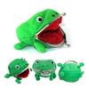 Bestmaple Frog Wallet Anime Cartoon Coin Purse Manga Flannel Wallet Cute Funny Plush Toy (Anime Frog) view 4