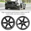01 02 015 RC Car Wheel Rim, Easy to Install Exquisite Durable 1/10 RC Wheel Rim for RC Drift Car for 1/10 RC Car(Five Spoke Black) view 4