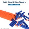 lififun 4 Pack 18-Dart Quick Reload Clip Magazine for Nerf N-Strike Elite Series (Orange) view 3