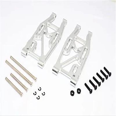 Aluminum Rear Suspension Arm - 1PR Set for 1/10 Bullet MT/ST 3.0 Flux 101213 Upgrade Parts Silver