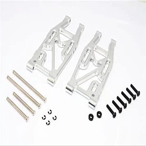 Aluminum Rear Suspension Arm - 1PR Set for 1/10 Bullet MT/ST 3.0 Flux 101213 Upgrade Parts Silver