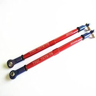 for EREVO 2.0 1/10 E-Revo Revo Summit 5338R 5338A Tubes Lightweight Aluminum Red Turnbuckle with Aluminum Ends