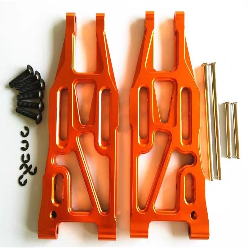 Aluminum Front Suspension Arm - 1PR Set for 1/10 Bullet MT/ST 3.0 Flux 101213 Upgrade Parts Orange