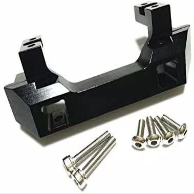 for 1/10 Crawler Car TRX/4 82056-4 Aluminum Front Bumper Mount/Servo Mount Black